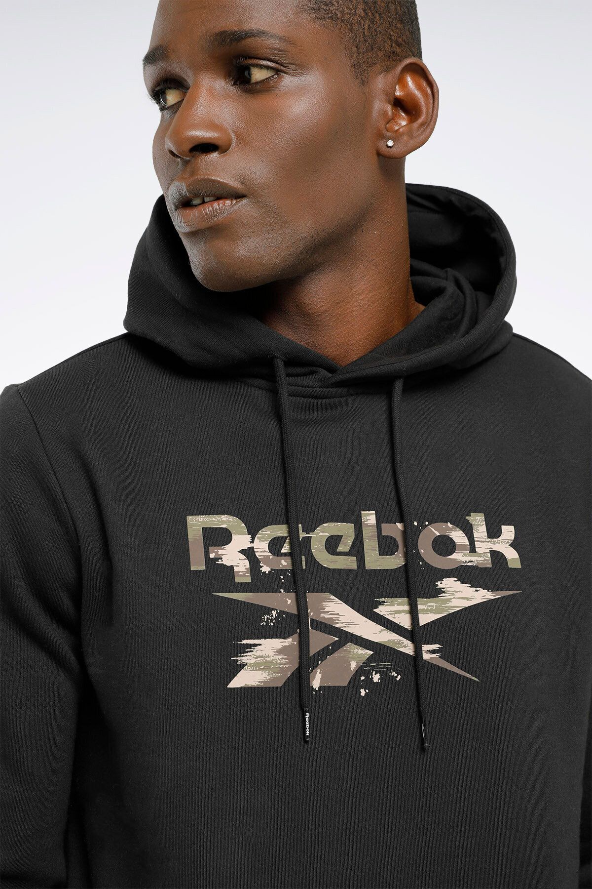 Reebok RI Modern Camo OTH Siyah Erkek Sweatshirt Erkek Giyim