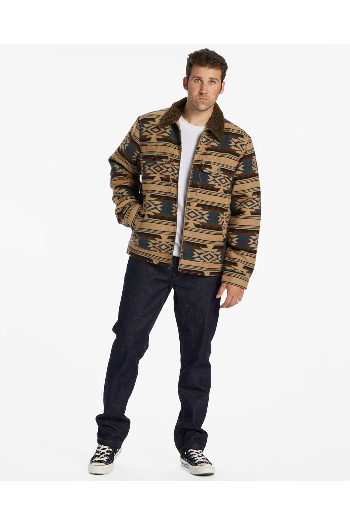 Billabong Billabong Men s Barlow Sherpa Gravel Jacket Abyjk00184