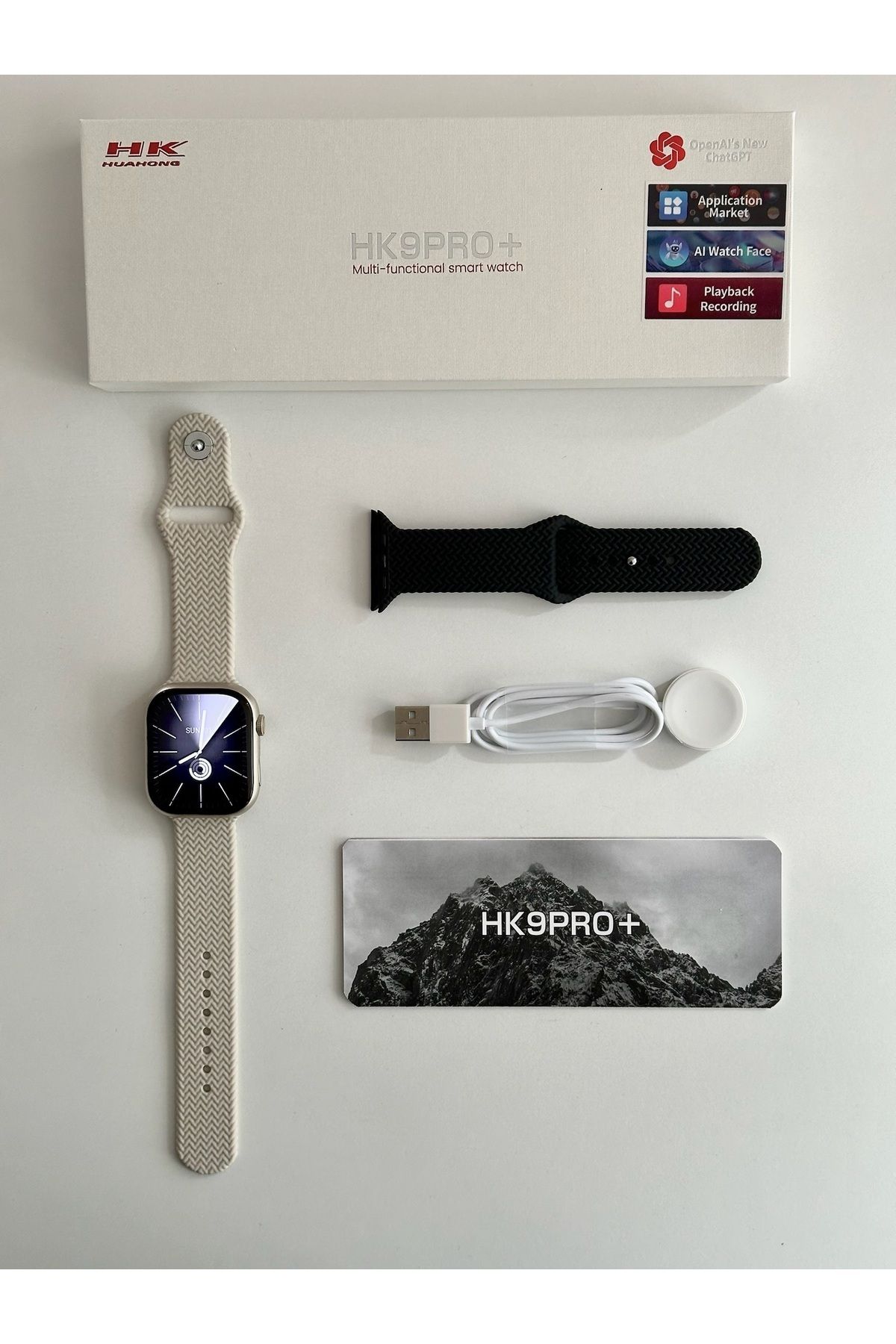 Wearfitpro Watch 9 Hk9 Pro Plus 100 Kişi Kayıt Son Sürüm V3 kulaklık hediye