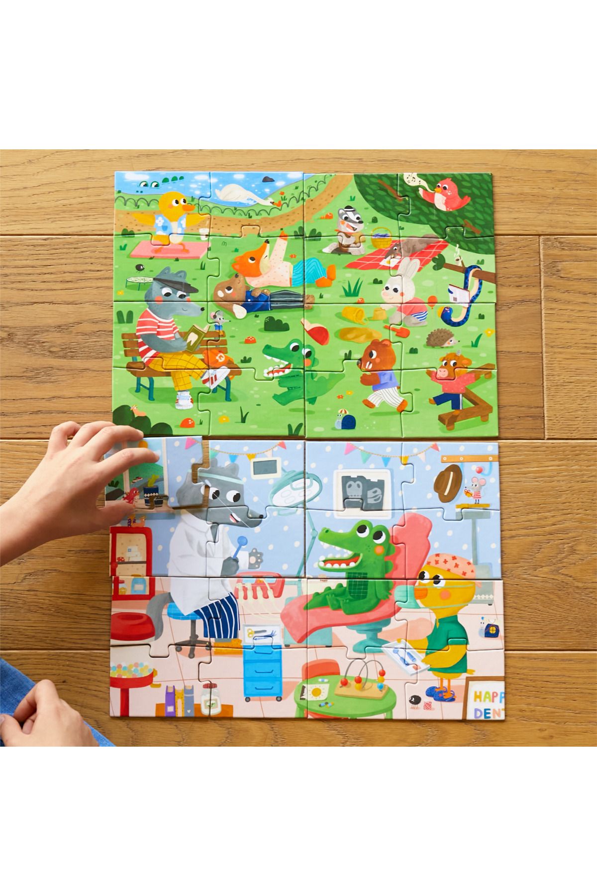 moritoys-My Self Care Routine: Double Sided 8 + 2 32 Piece Puzzle 2