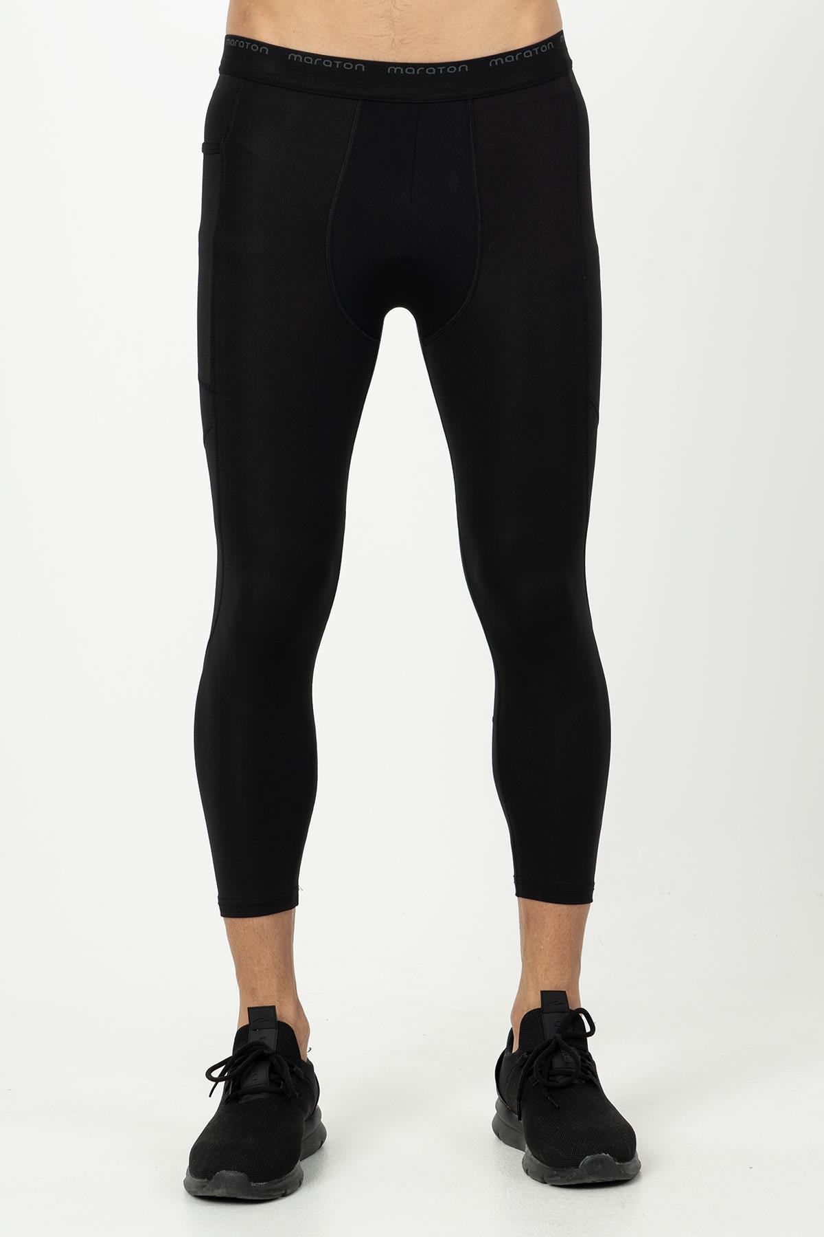 MARATON Slimfit Erkek Siyah Tayt 21965
