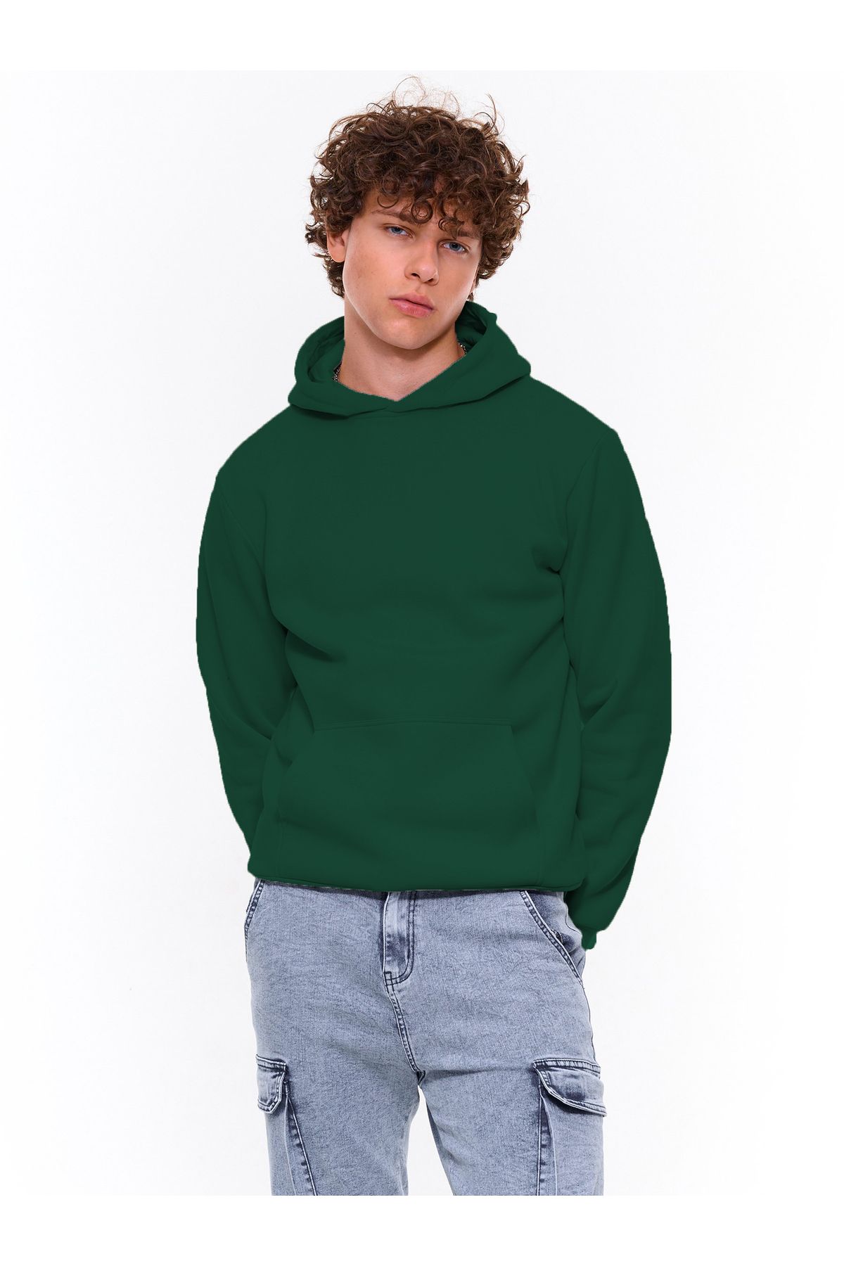Dark green pullover online