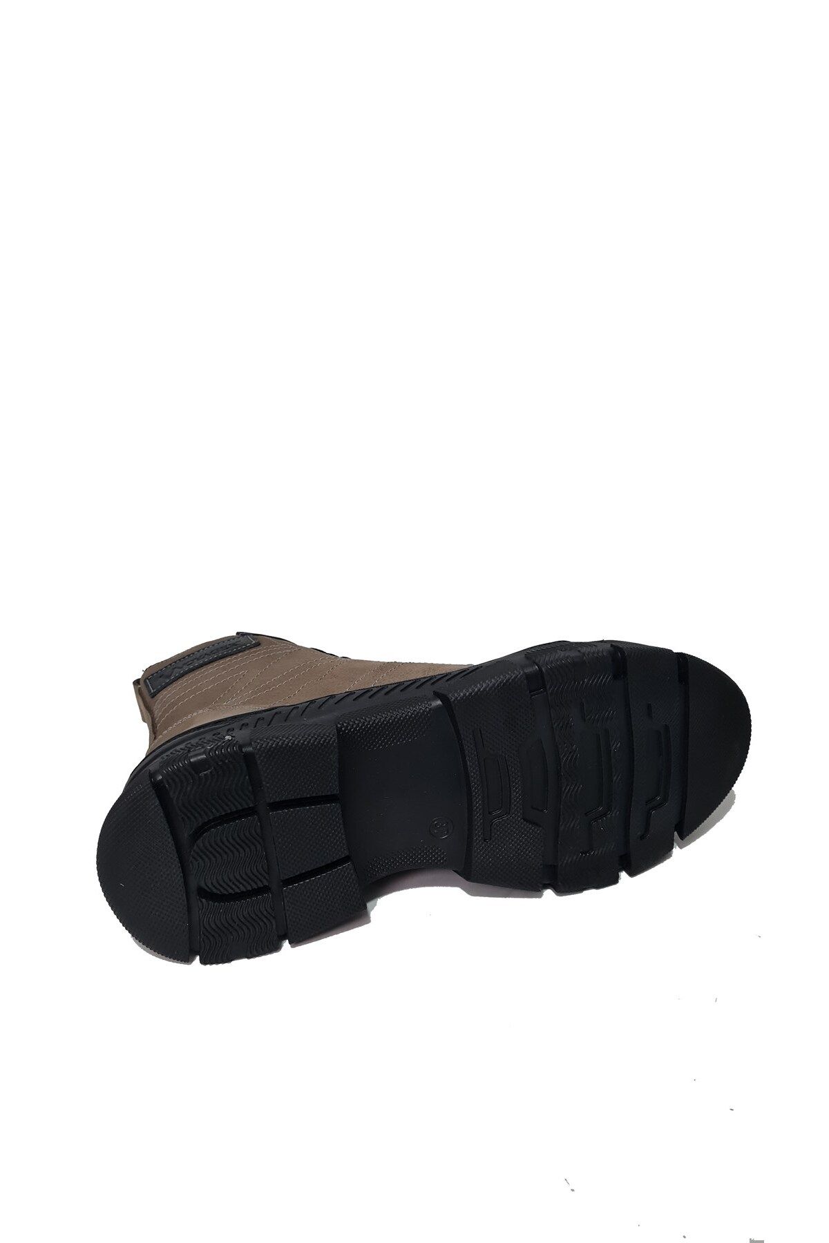 Voyager-9375 Ghete de damă din piele naturală nubuc neagră cu lână în interior 4