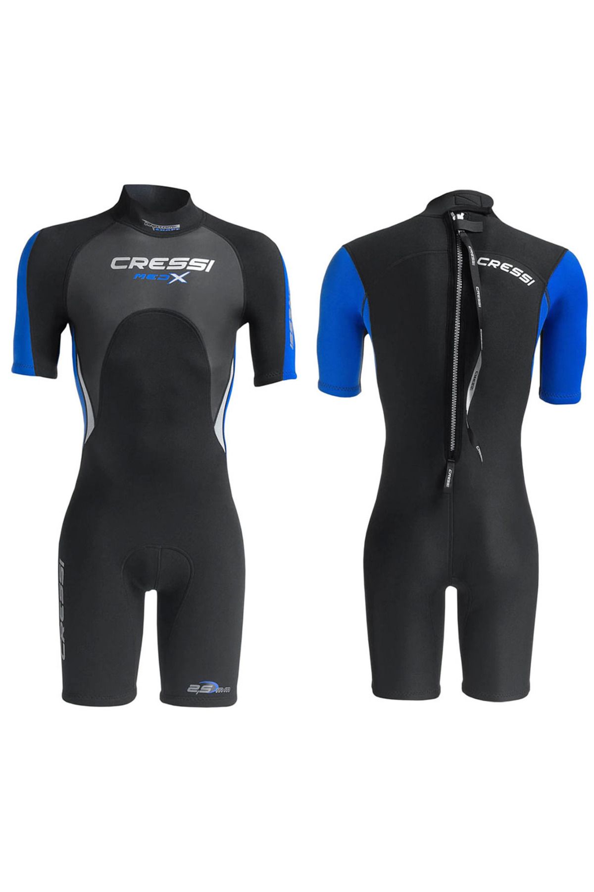 لوازم جانبی ماهیگیری قهوهای MED X Man Shorty Dive Dress استاندارد 2.5 میلی متر شماره: 6 2xl cressi sub