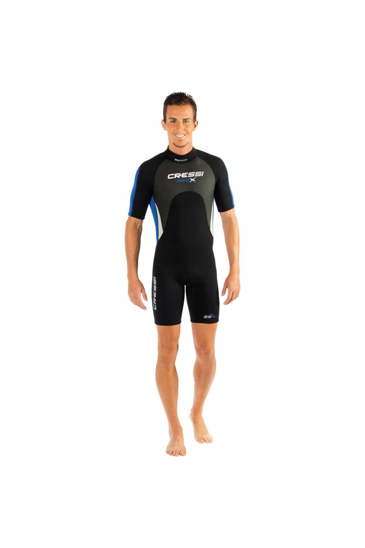 لوازم جانبی ماهیگیری قهوهای MED X Man Shorty Dive Dress استاندارد 2.5 میلی متر شماره: 6 2xl cressi sub