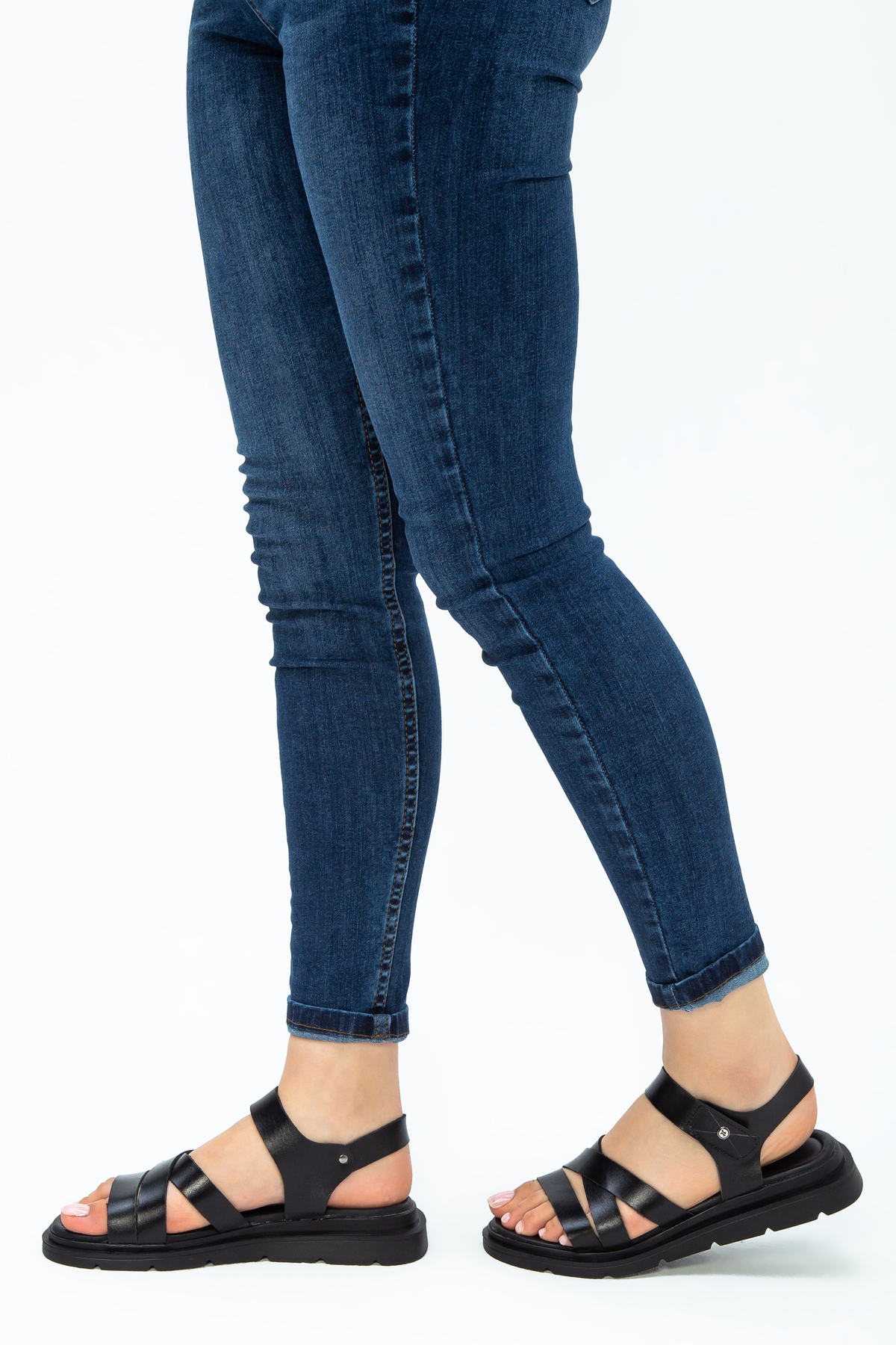 تامر تانجا صندل تخت چرم اصل زنانه 878 522 Bn Sndlt Y23