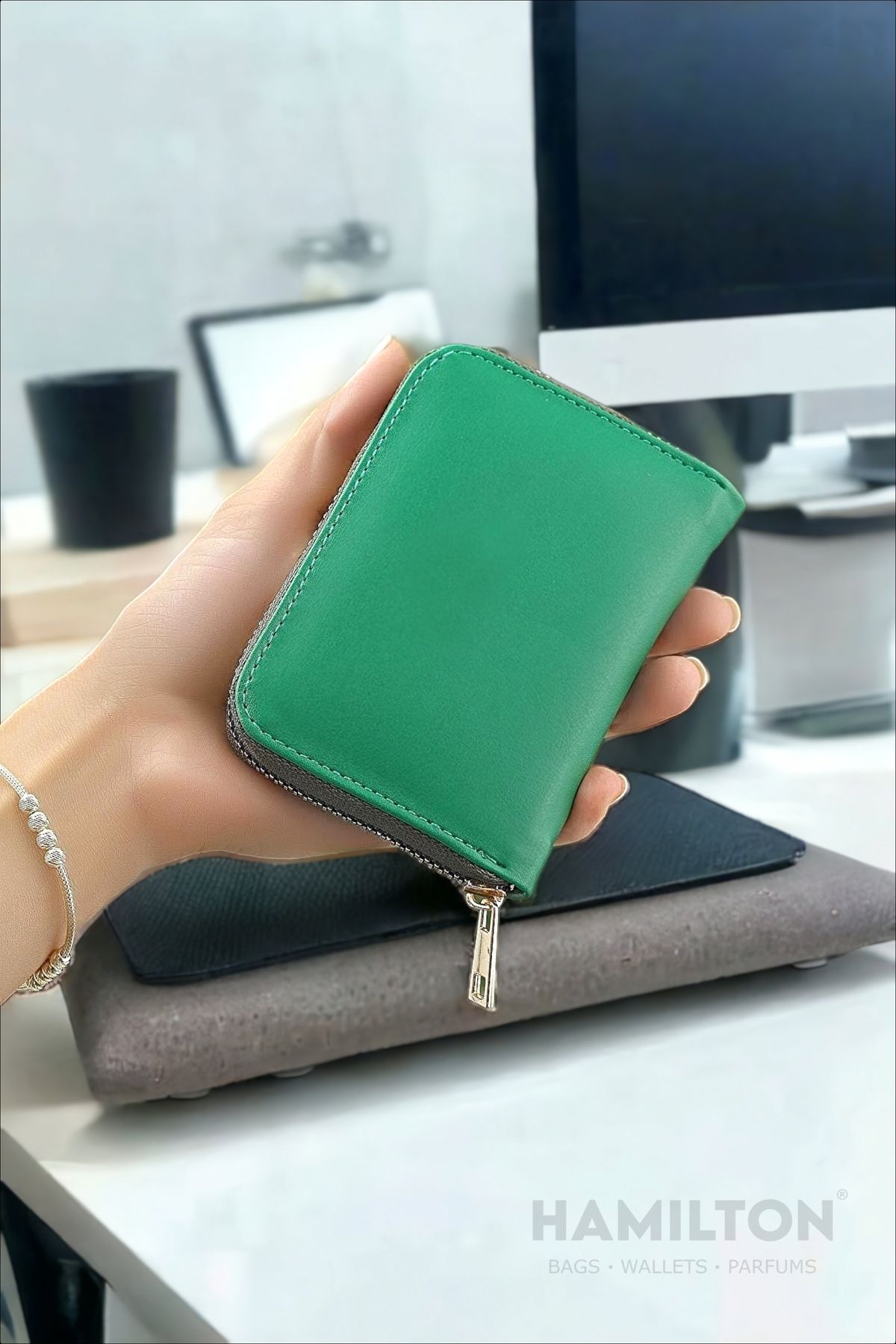 Hamilton Original Women s Green Wallet with Card Holder and Coin