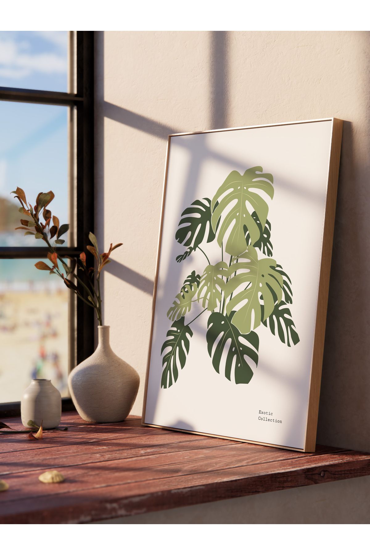Postifull-Tropical Themed Frameless Wall Poster, Aesthetic Poster - Living Room, Kitchen and Bedroom Decor 3