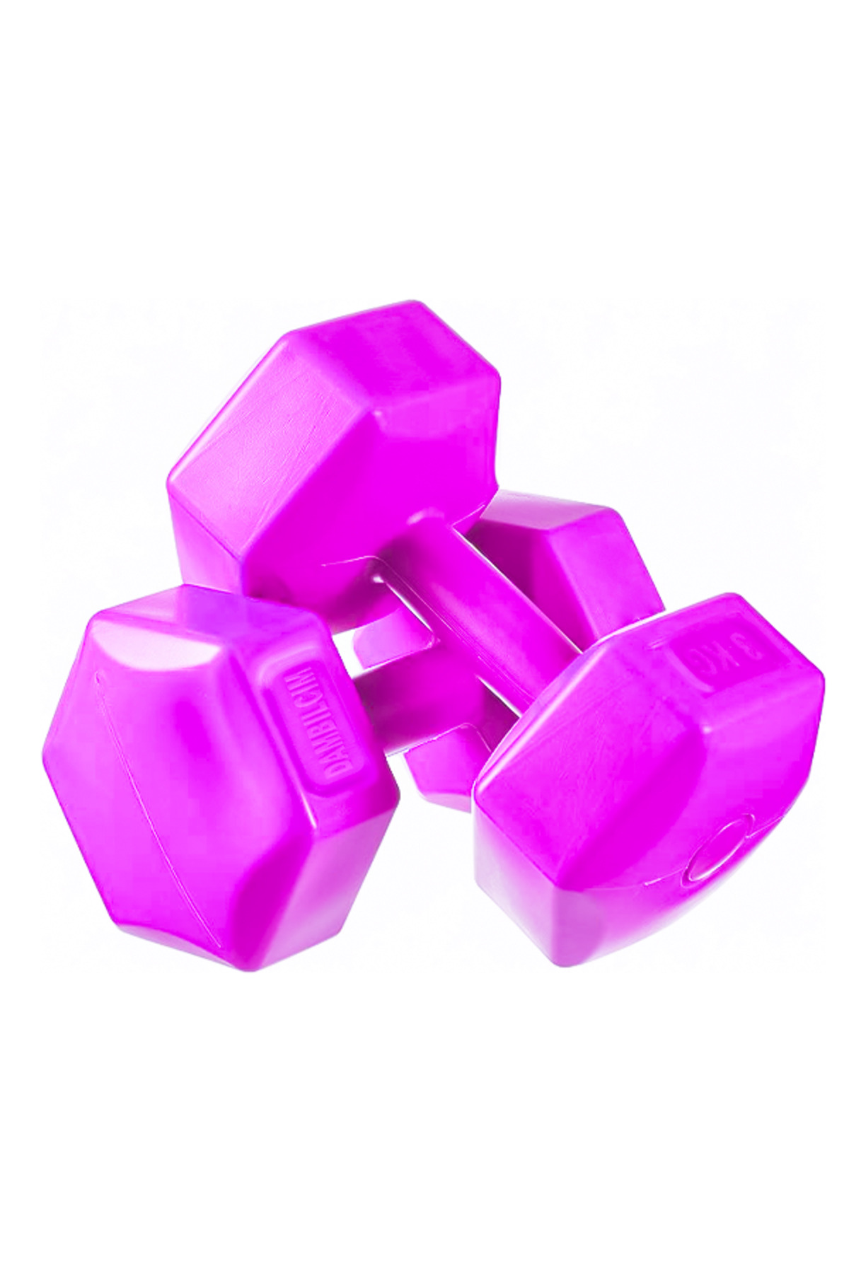 Mocca Style Pembe 3 KG x 2 Adet 6 KG Dambıl Seti 6 KG Dumbell Set