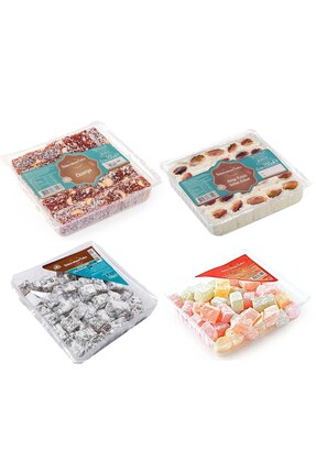Abdurrahman Tatlıcı Lokum Çeşitleri 4 lü Set