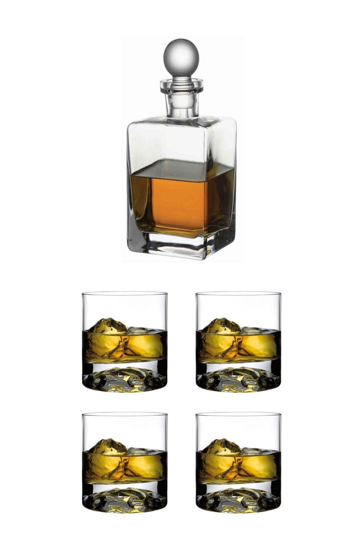 Paşabahçe Scotland Viski Şişesi ve Club Viski Bardağı Seti (90321x1 ...