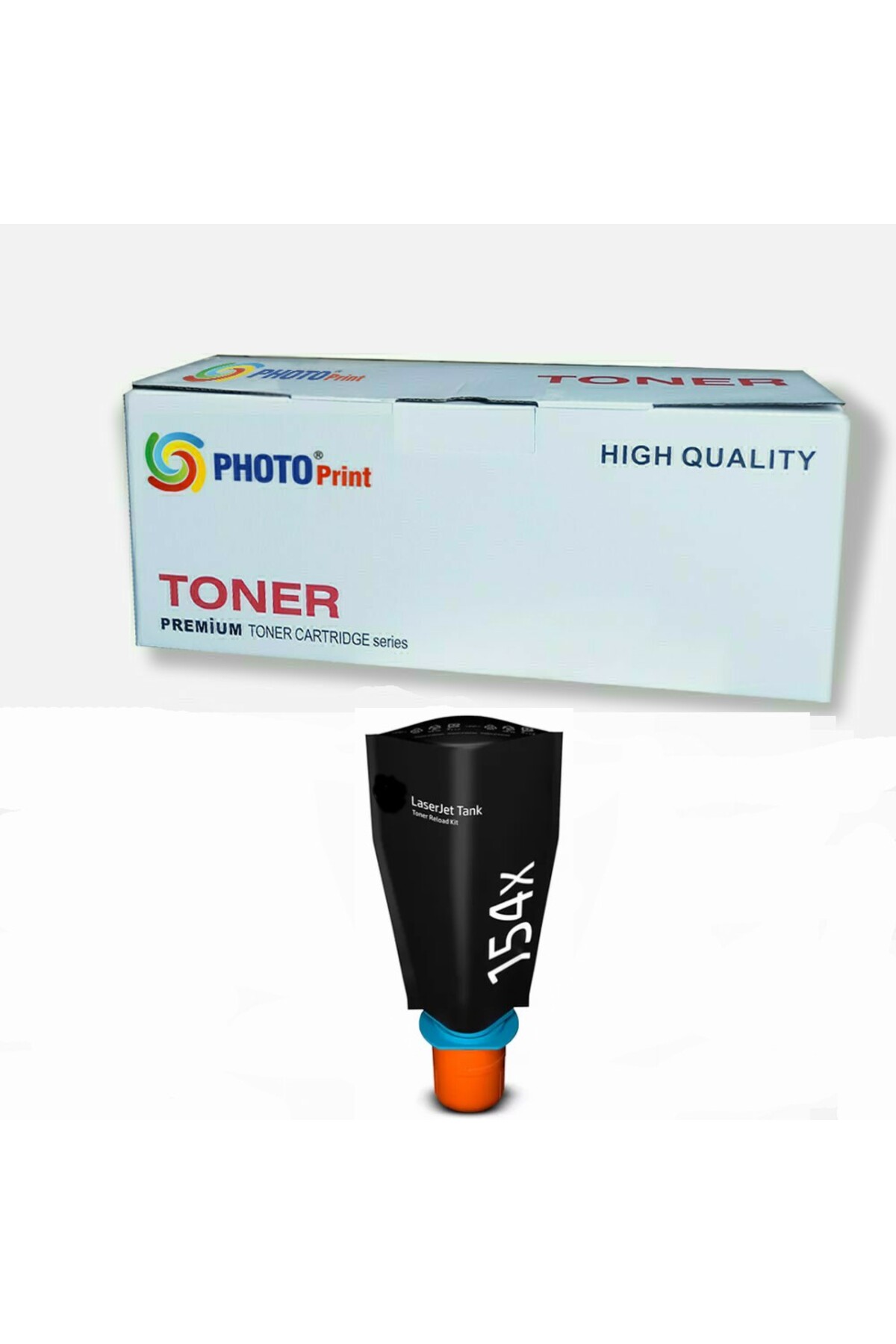 PHOTO PRİNT Hp W1540X 154X LaserJet Tank 1502w İthal Muadil Dolum Kiti 5.000 Sayfa Reload Kit