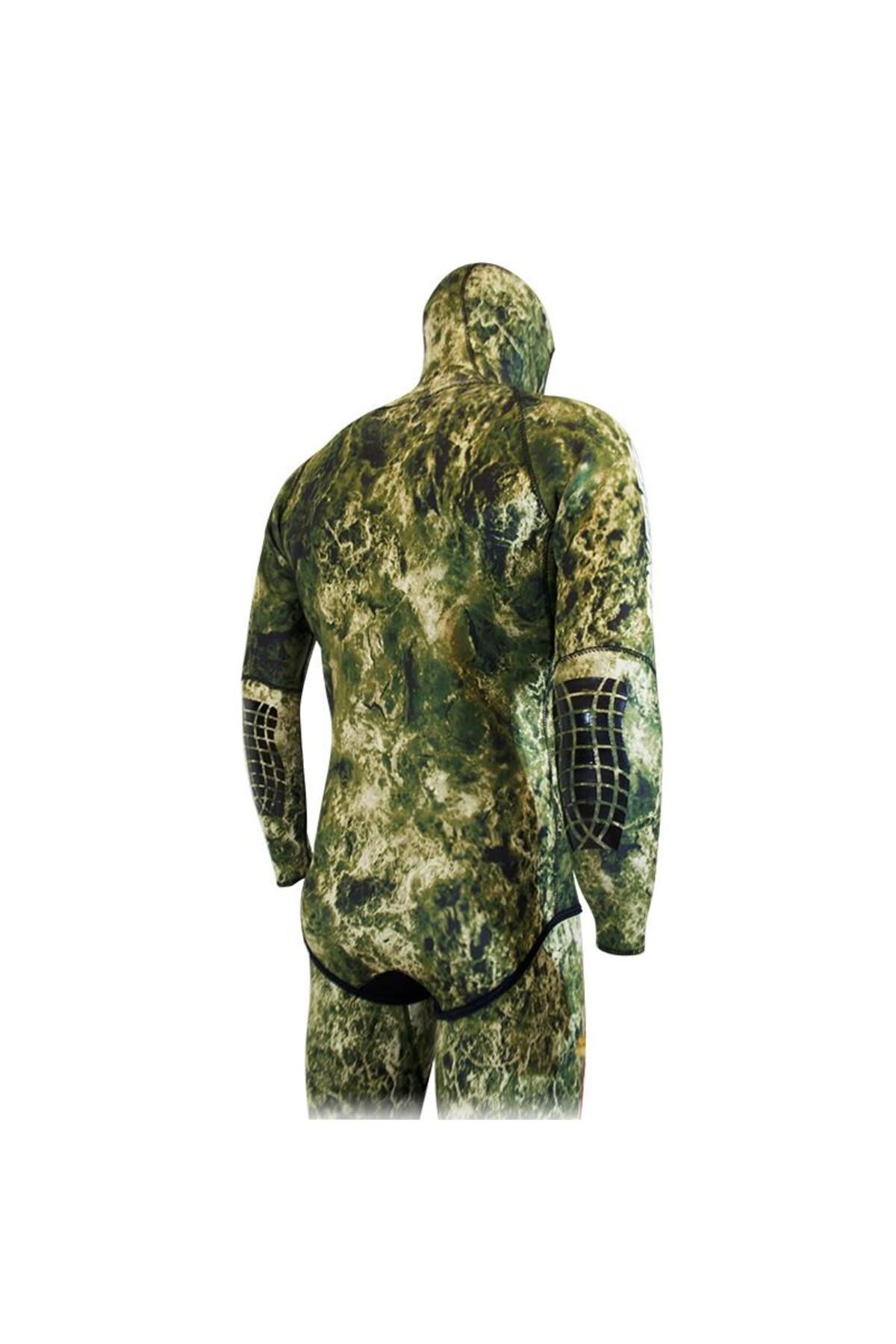 وت سوت (لباس غواصی) چند رنگ مردانه Free Sub 7 میلی متر متخصص شکارچی Green لباس شیرجه Free-Sub