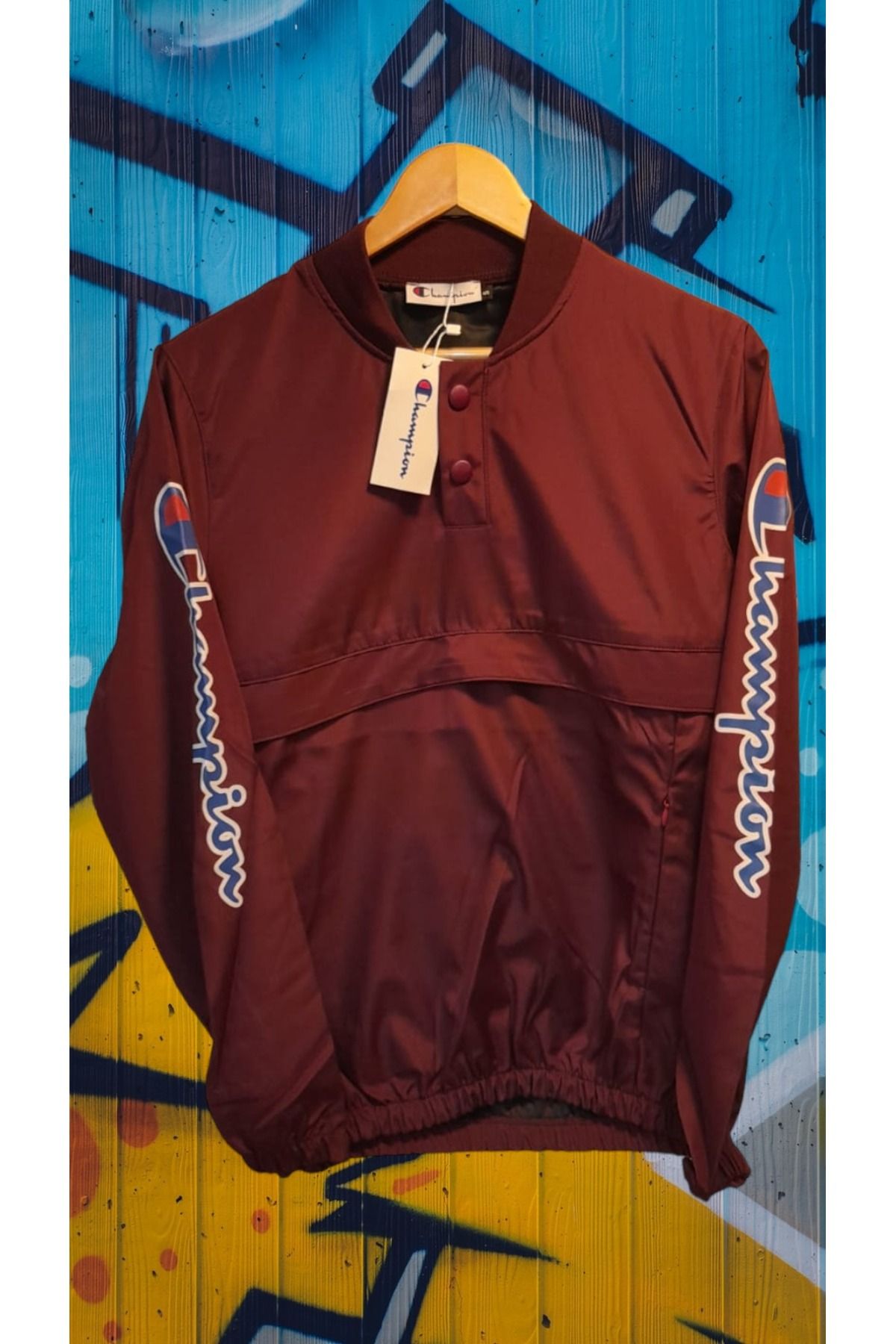 TEEMOOD PIRATE PARROT Raincoat Burgundy Regular fit Trendyol