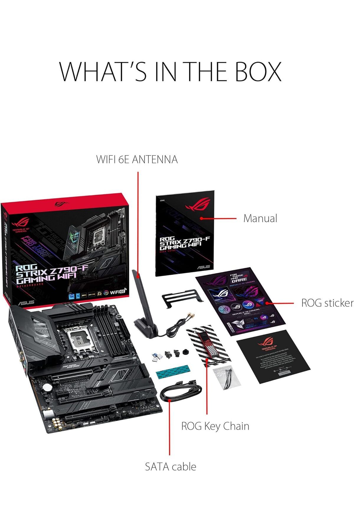 As-Asus ROG Strix Z790-F - Intel Z790 Gaming WiFi Motherboard, DDR5 7200 Memory, ATX Design (ROG Strix Z790-F) 6