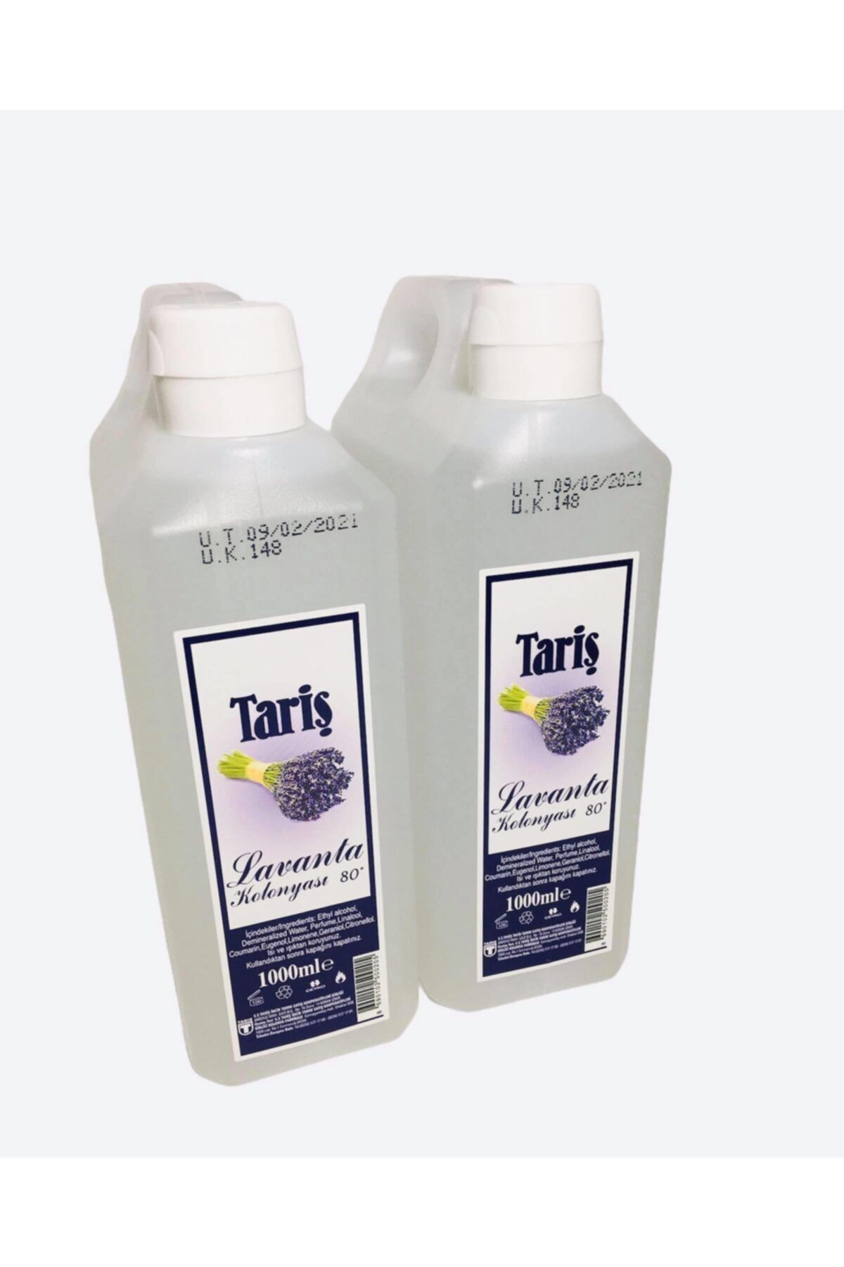 ادکلن اسطوخودوس 80 درجه 1 لیتر - ست 2 عددی Tariş