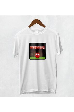 Redball 4 Baskılı Beyaz Pamuk Polyester T-shirt B-GRSLTSHIRT00-120