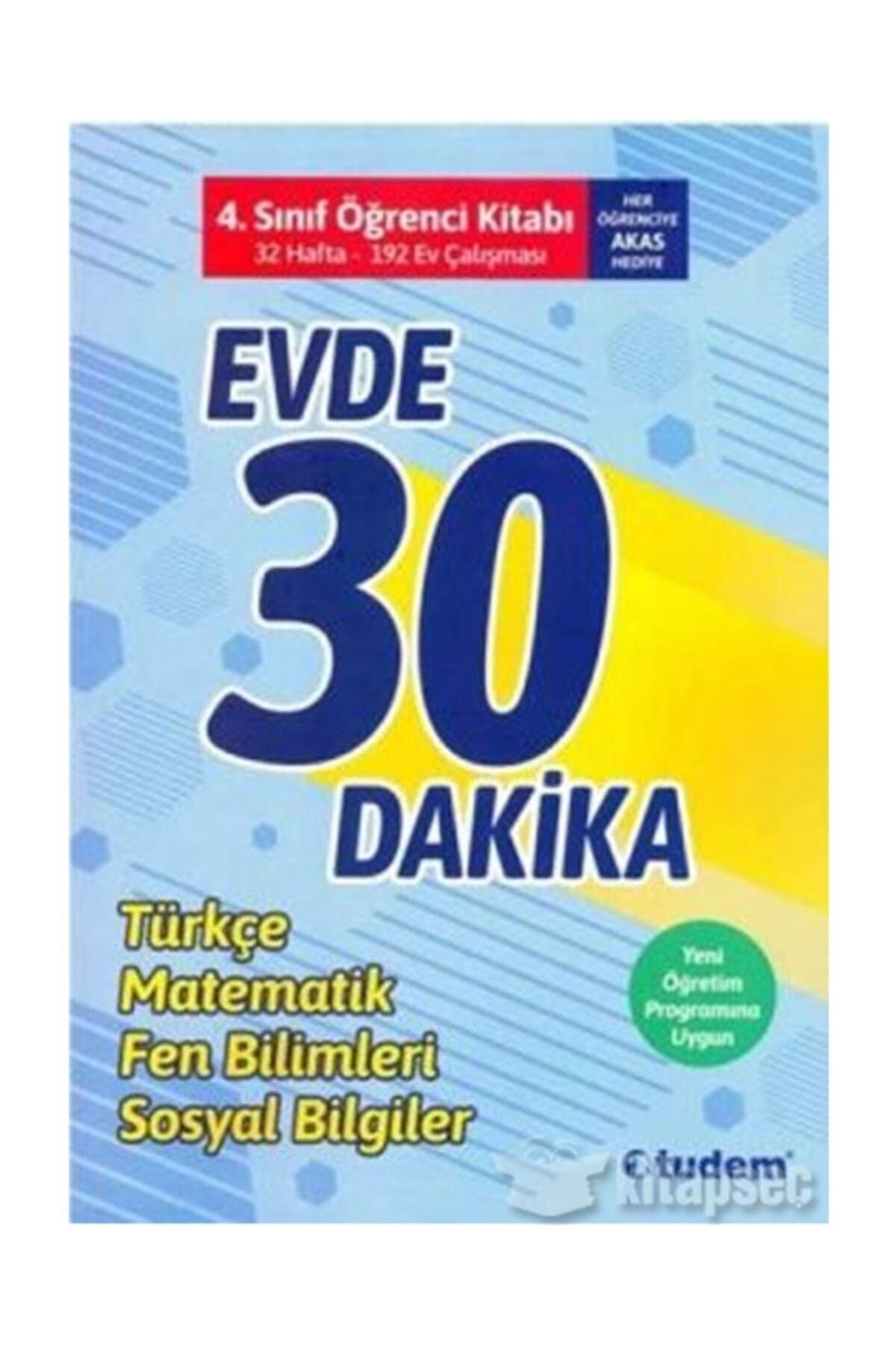 tudem yayinlari 4 sinif evde 30 dakika turkce matematik fen bilimleri hayat bilgisi soru ev calismasi fiyati yorumlari trendyol