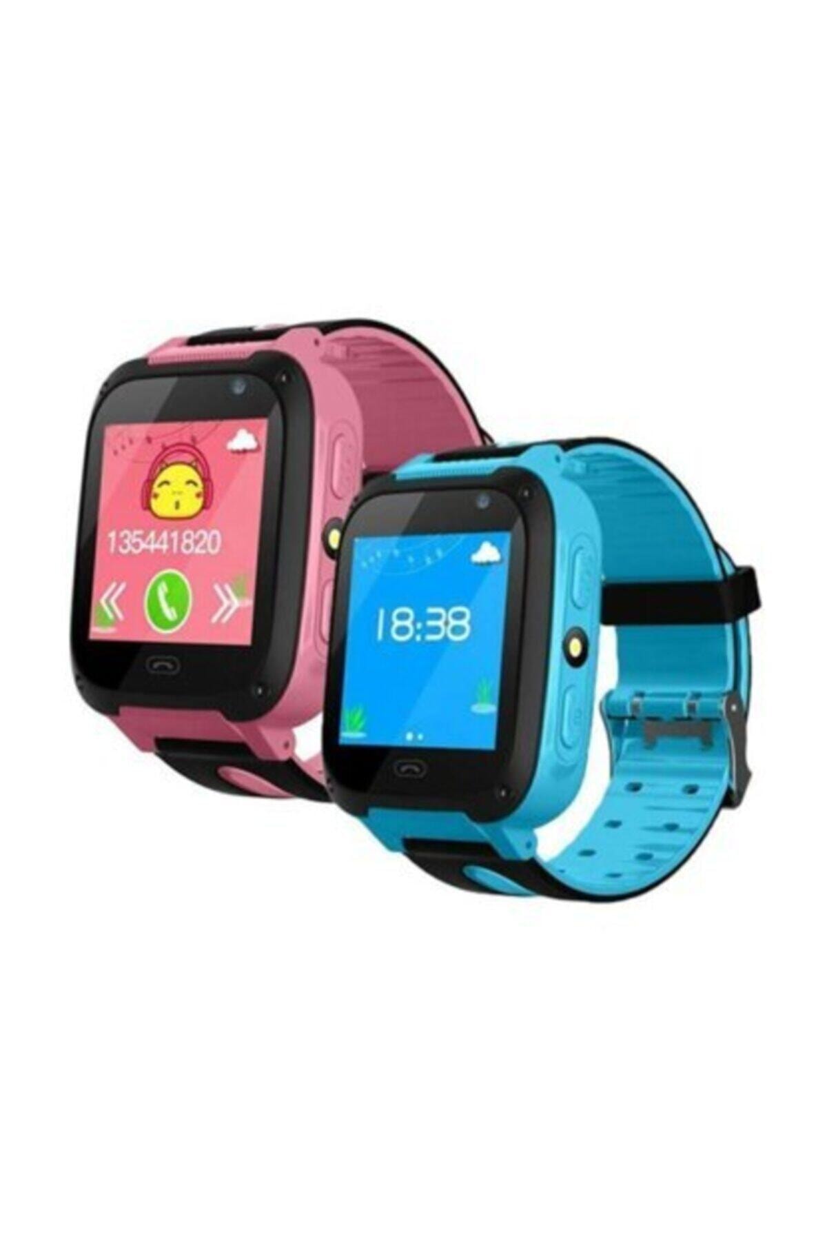 Smart Unisex Çocuk Pembe Sim Kartlı Arama Kameralı Akıllı Saat Watch2030