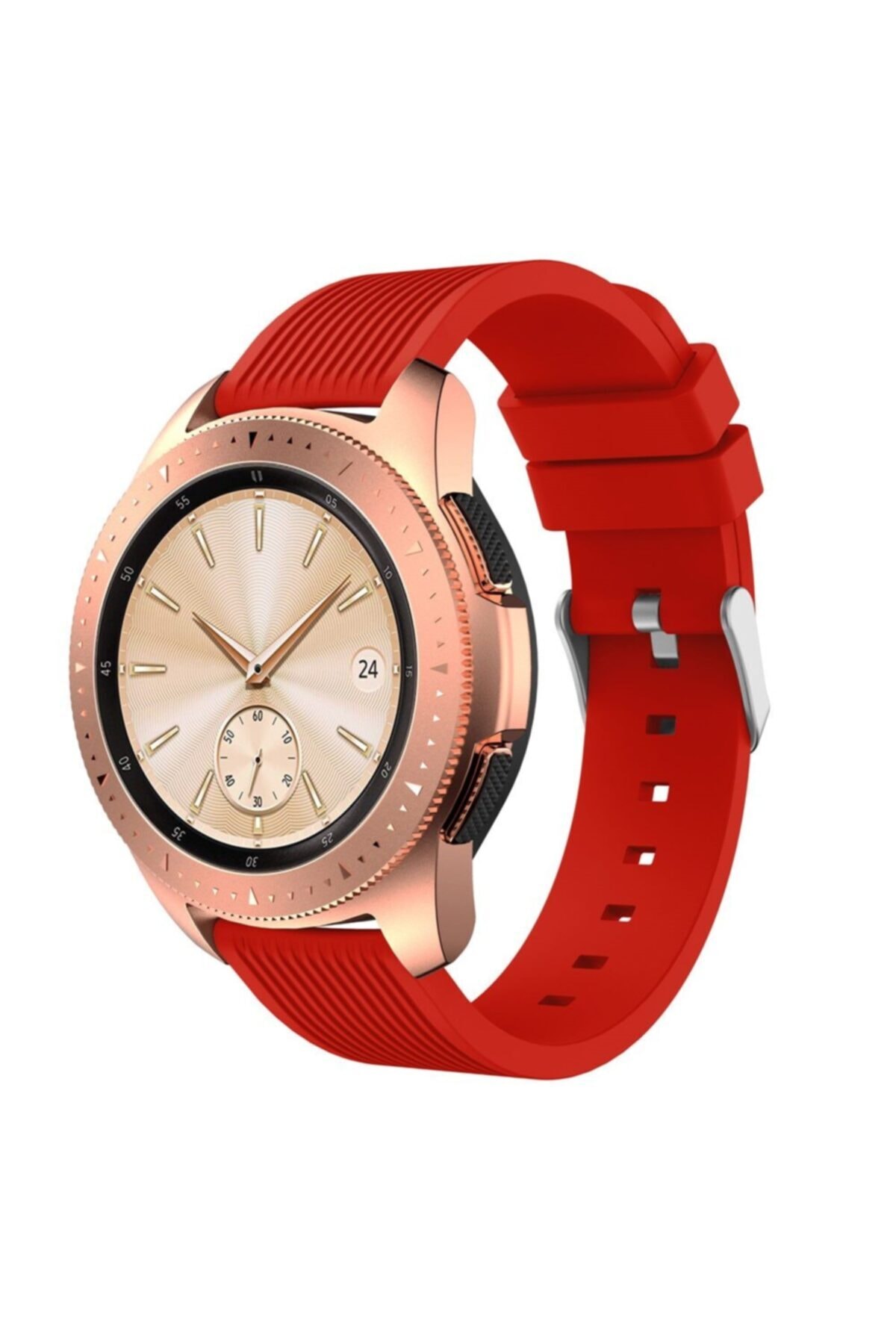 samsung Galaxy Watch 42mm Cord Striped Silicone Cord Red NO11