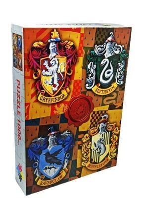 Harry Potter Gryffindor Slytherin Hufflepuff Ravenclaw 1000 Parça Puzzle KZGN783