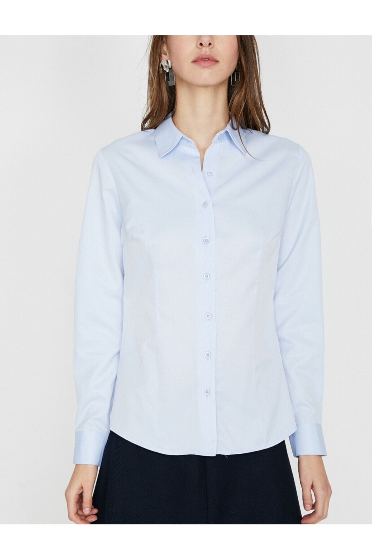 Koton Hemd Blau Regular Fit Fast ausverkauft QV7629