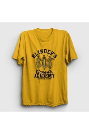 Unisex Sarı Academy Peaky Blinders T-shirt 200303tt