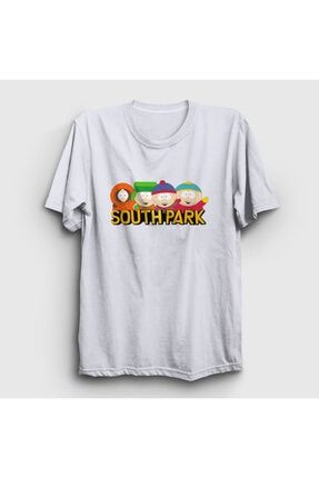 Unisex Beyaz South Park T-shirt 217207tt