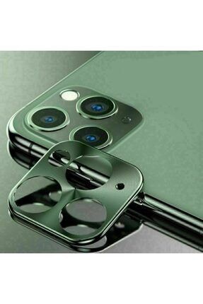 Iphone 11 Pro ve 11 Pro Max Uyumlu Yeşil 360 Derece Kamera Lens Koruma Koruyucu 11-11pro-kamera-yesil