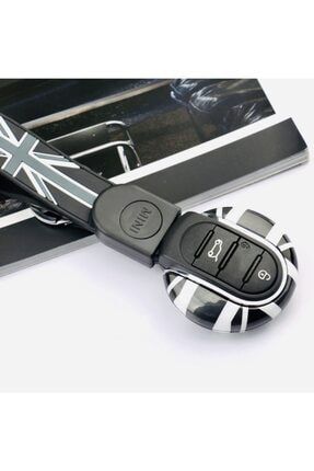 Mini Cooper Anahtar Kumanda Kabı + Anahtarlık Kılıf Aksesuar F54 F55 F56 F60 Yeni Model 001.21.03