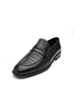 Erkek Siyah Loafer Ayakkabı STR-12184-11-SIY