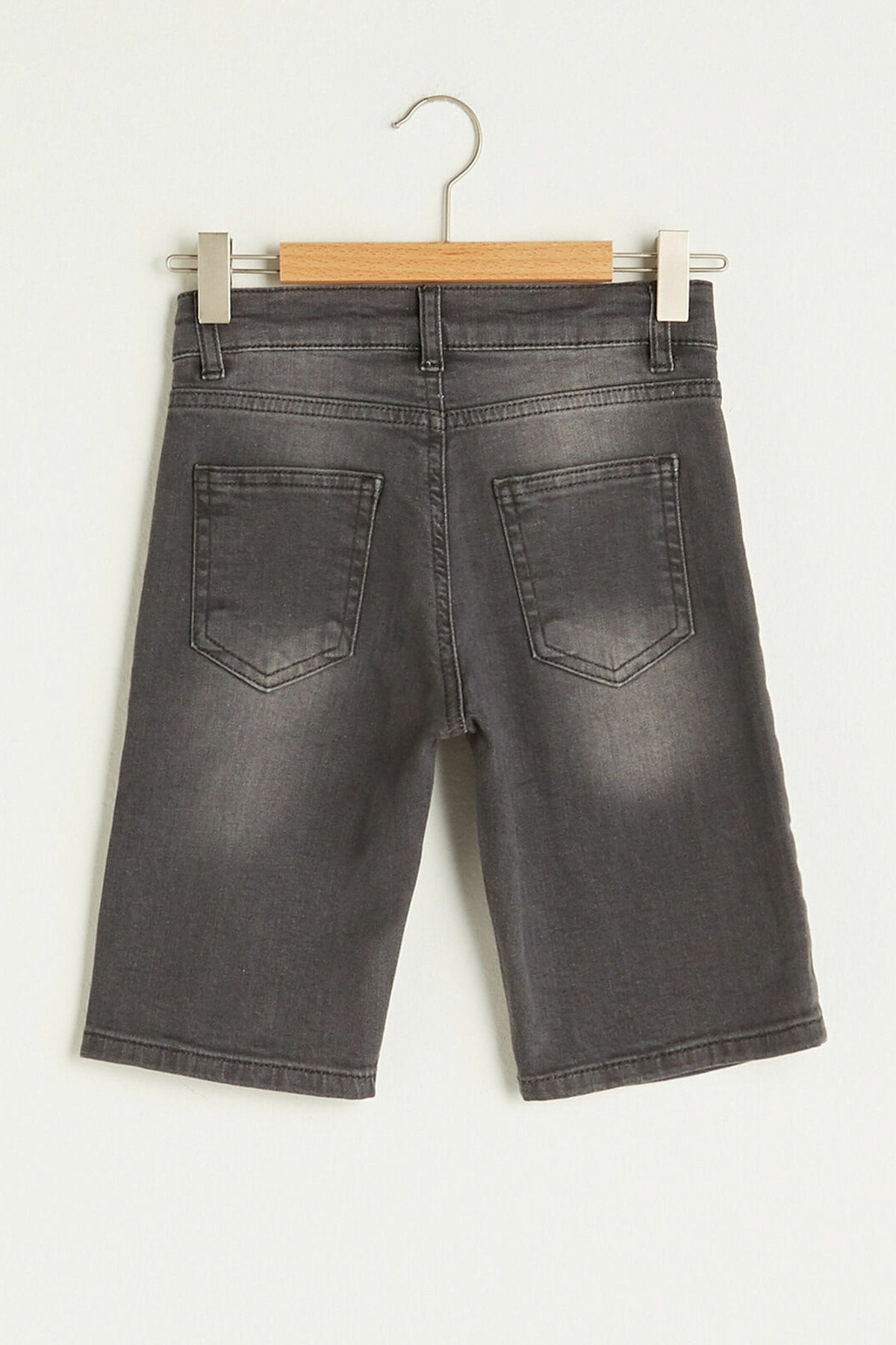 شورت و شلوارک پسرانه خاکستری ال سی وایکیکیLC Waikiki | S17161Z4 اورجینال - تصویر 2