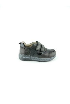 Çocuk Siyah Deri Ortopedik Ayakkabı P 1430 TYC00136190219