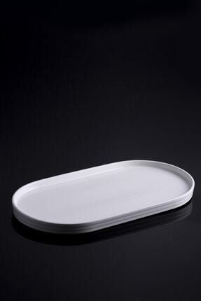 Emma Beyaz Porselen Oval Servis Tabak -35.8 Cm BYT-011310/3X4=12-TY