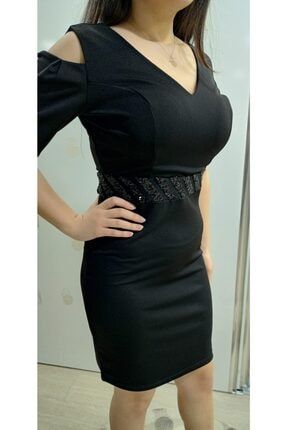 Kadın Siyah Elbise 2390
