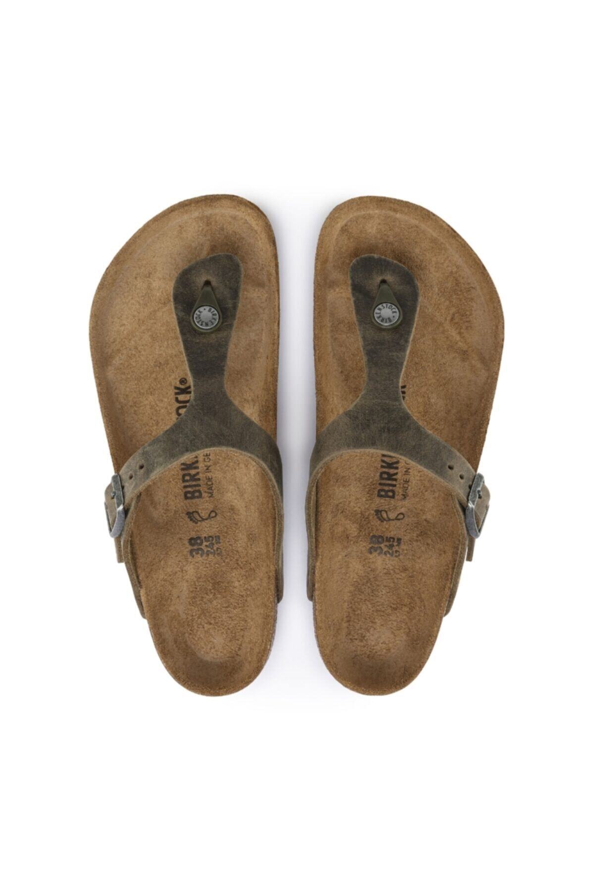 دمپایی بیرکن استاک مردانه  خاکی  راسته      لباس خانگی | Birkenstock 1019327 DE - تصویر 3