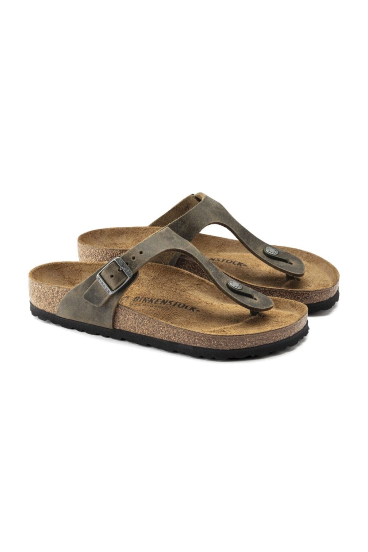 دمپایی بیرکن استاک مردانه  خاکی  راسته      لباس خانگی | Birkenstock 1019327 DE - تصویر 4