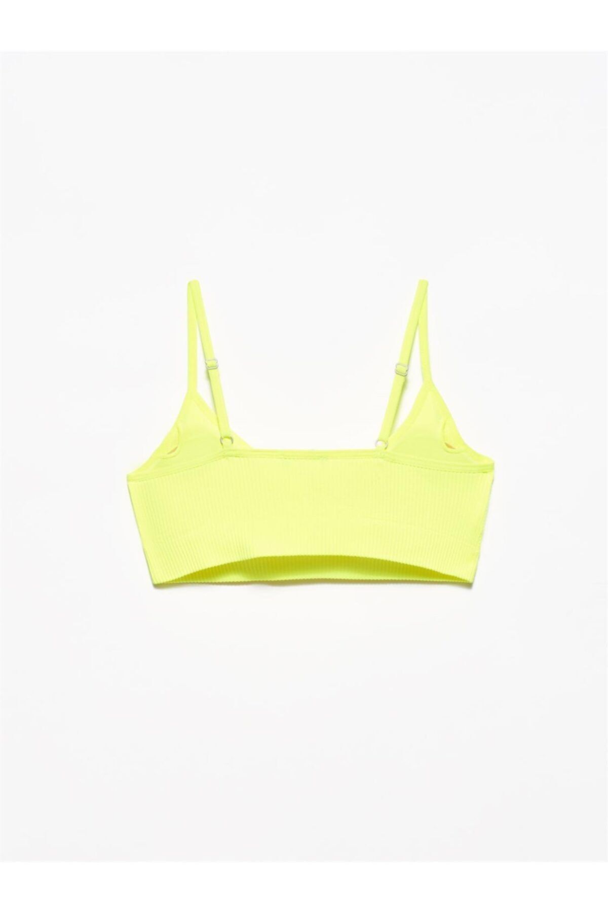 Dilvin Bustier Gelb Unifarben Fast ausverkauft QV7885