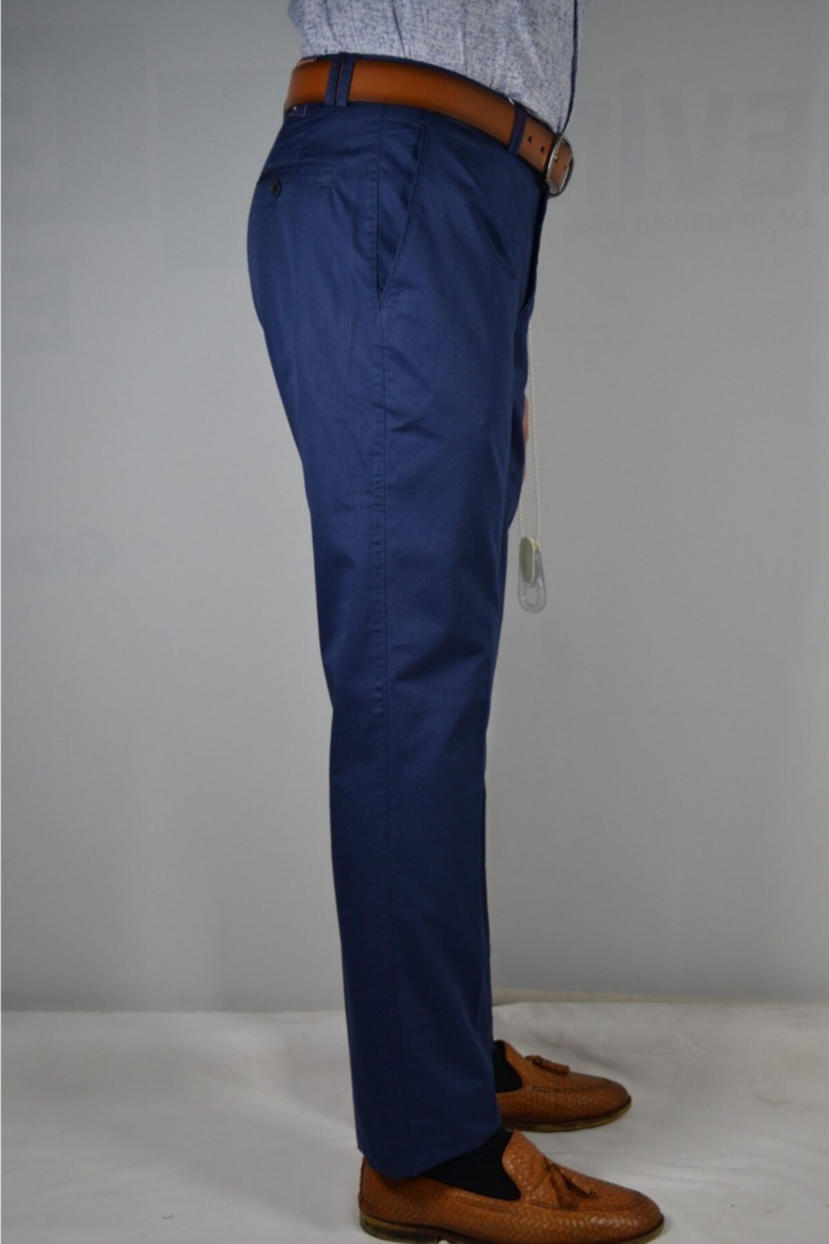 Bomonti-Men's Navy Blue Trousers 2