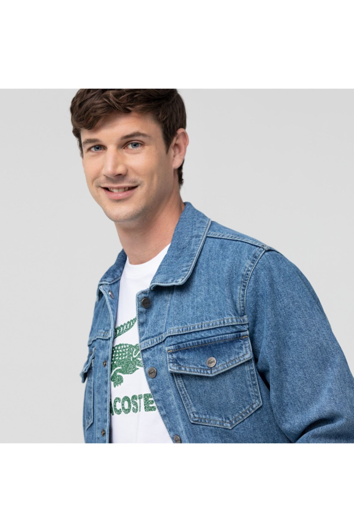 Lacoste jeans best sale jacket