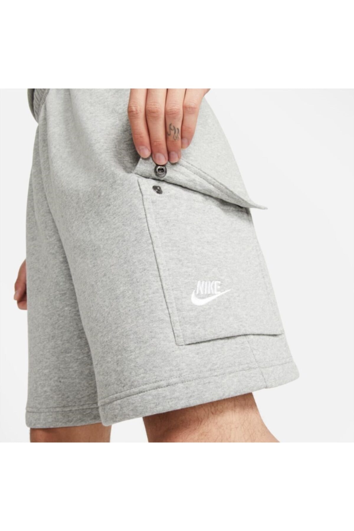 شورت و شلوارک مردانه خاکستری نایکی | CZ9956-063 اورجینال - تصویر 3
