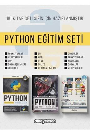 Python Eğitim Seti 3 Kitap DKY051
