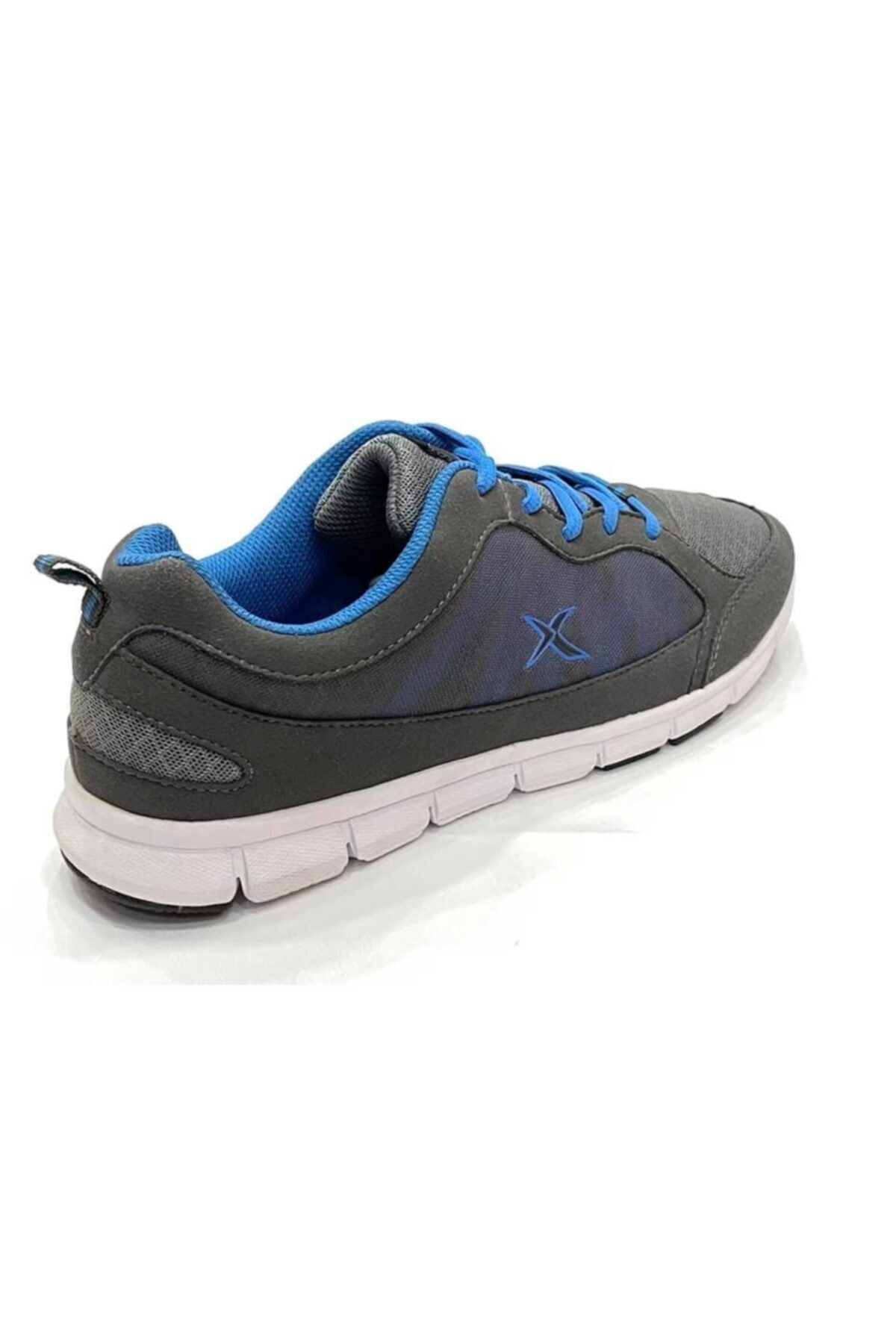 Kinetix-Gray White Walking Running Tennis Fitness Shoes 4