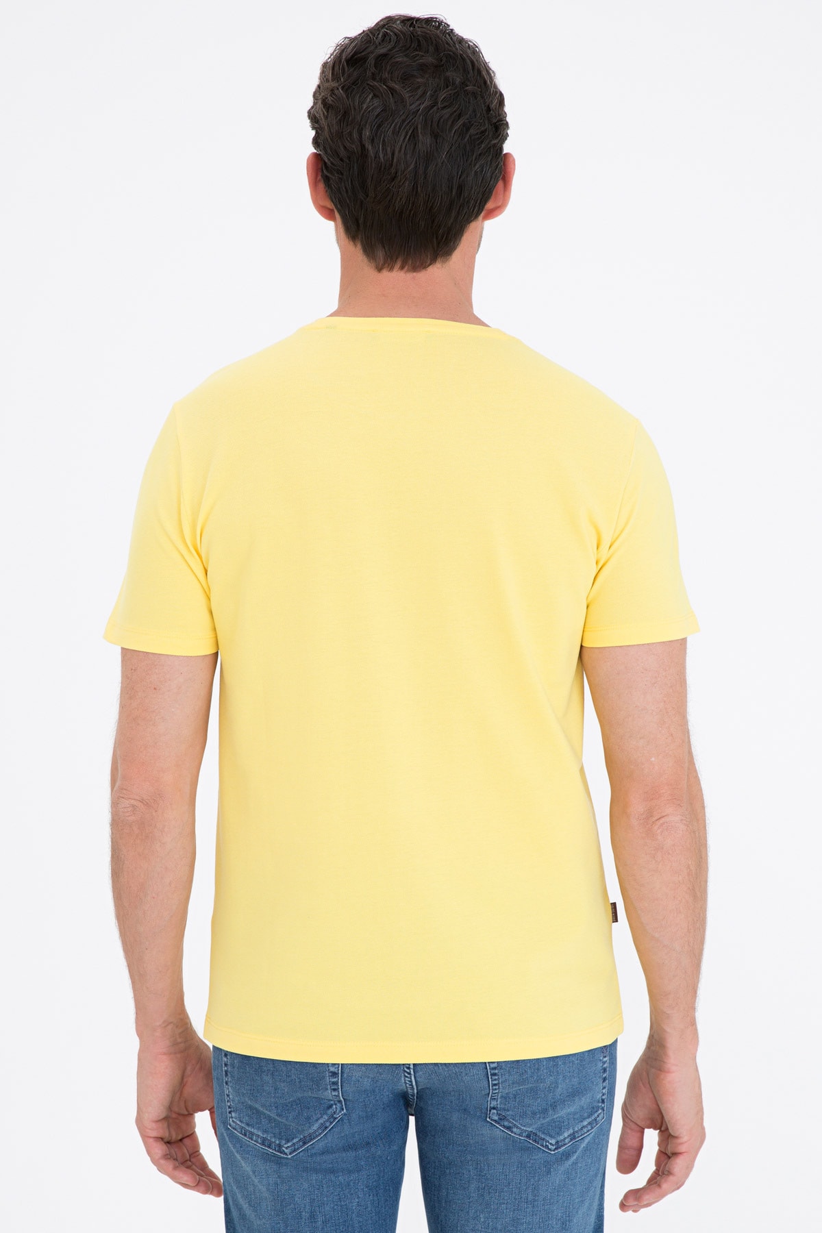 تیشرت مردانه سفید پیرکاردین | G021SZ011.000.1201115 اورجینال - تصویر 3