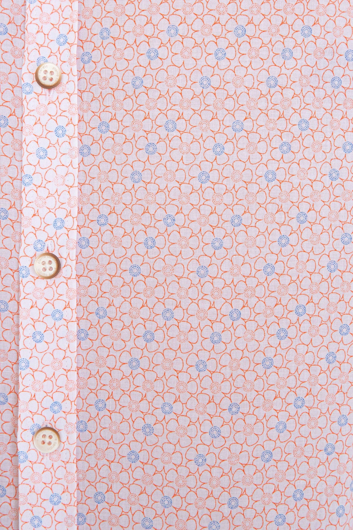 پیراهن مردانه نارنجی پیرکاردین | G021SZ004.000.1207276 اورجینال - تصویر 5