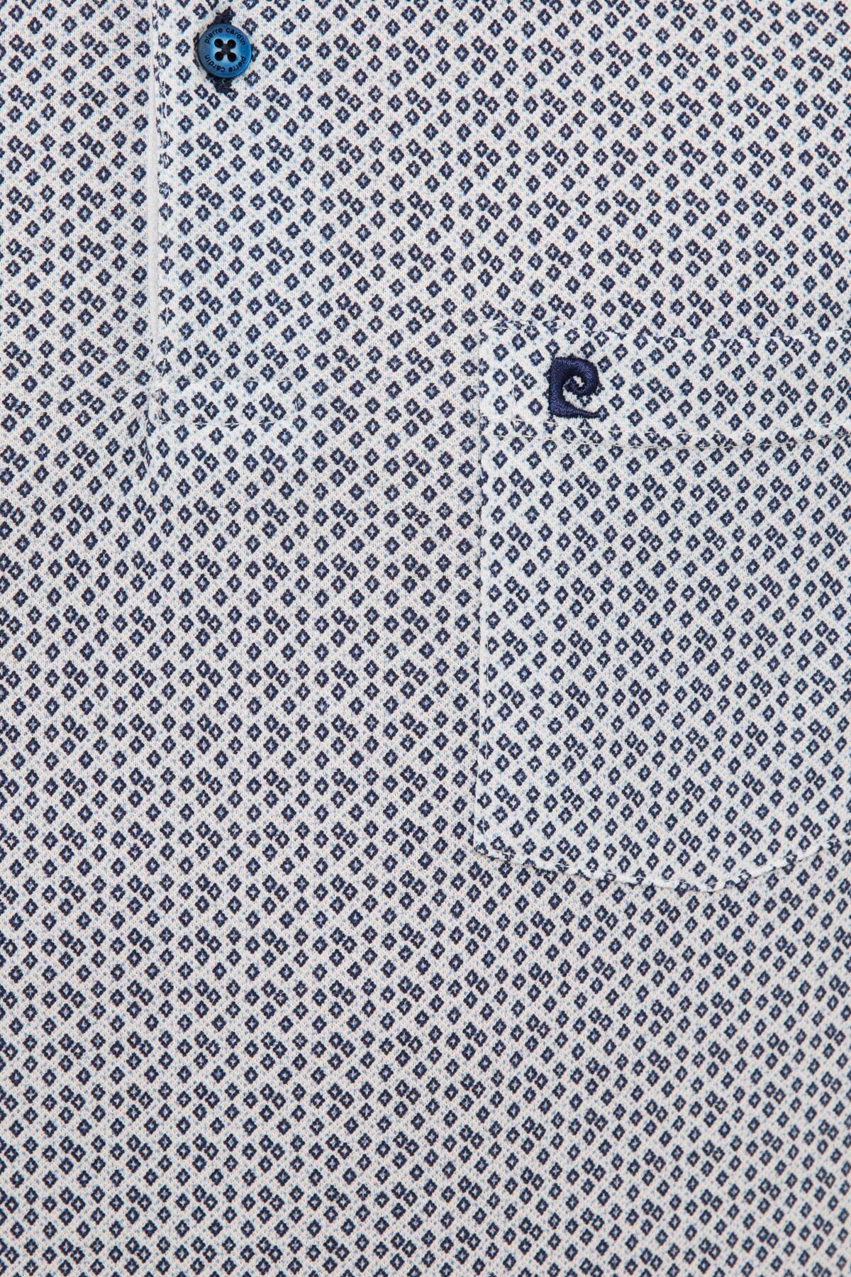 تیشرت مردانه سفید پیرکاردین | G021GL011.000.1006967 اورجینال - تصویر 5