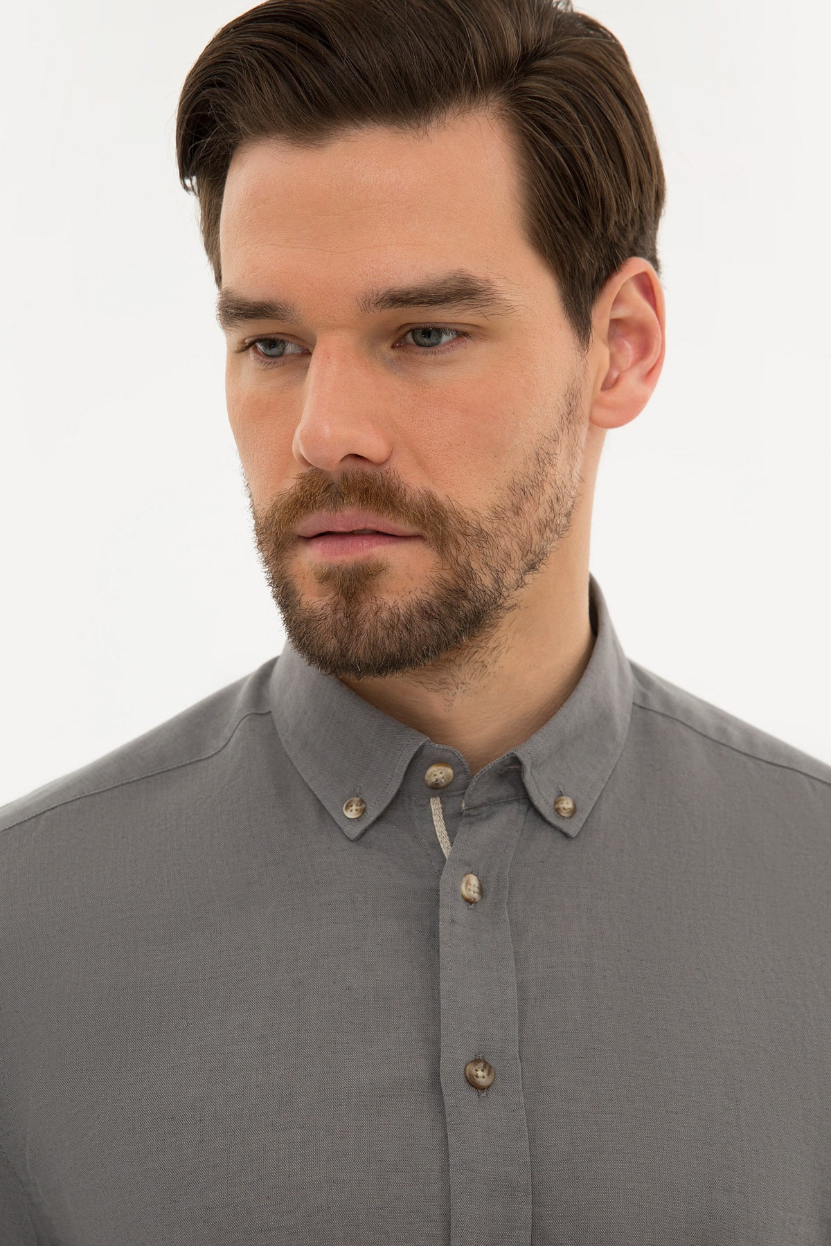 پیراهن مردانه راسته آستین بلند | پیر کاردین Pierre Cardin G021SZ004.000.997236.VR024 - تصویر 2