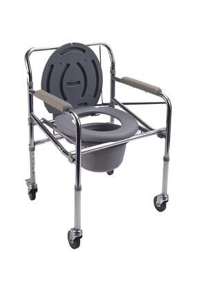 Gri Tekerlekli Tuvalet Sandalyesi ST0036601