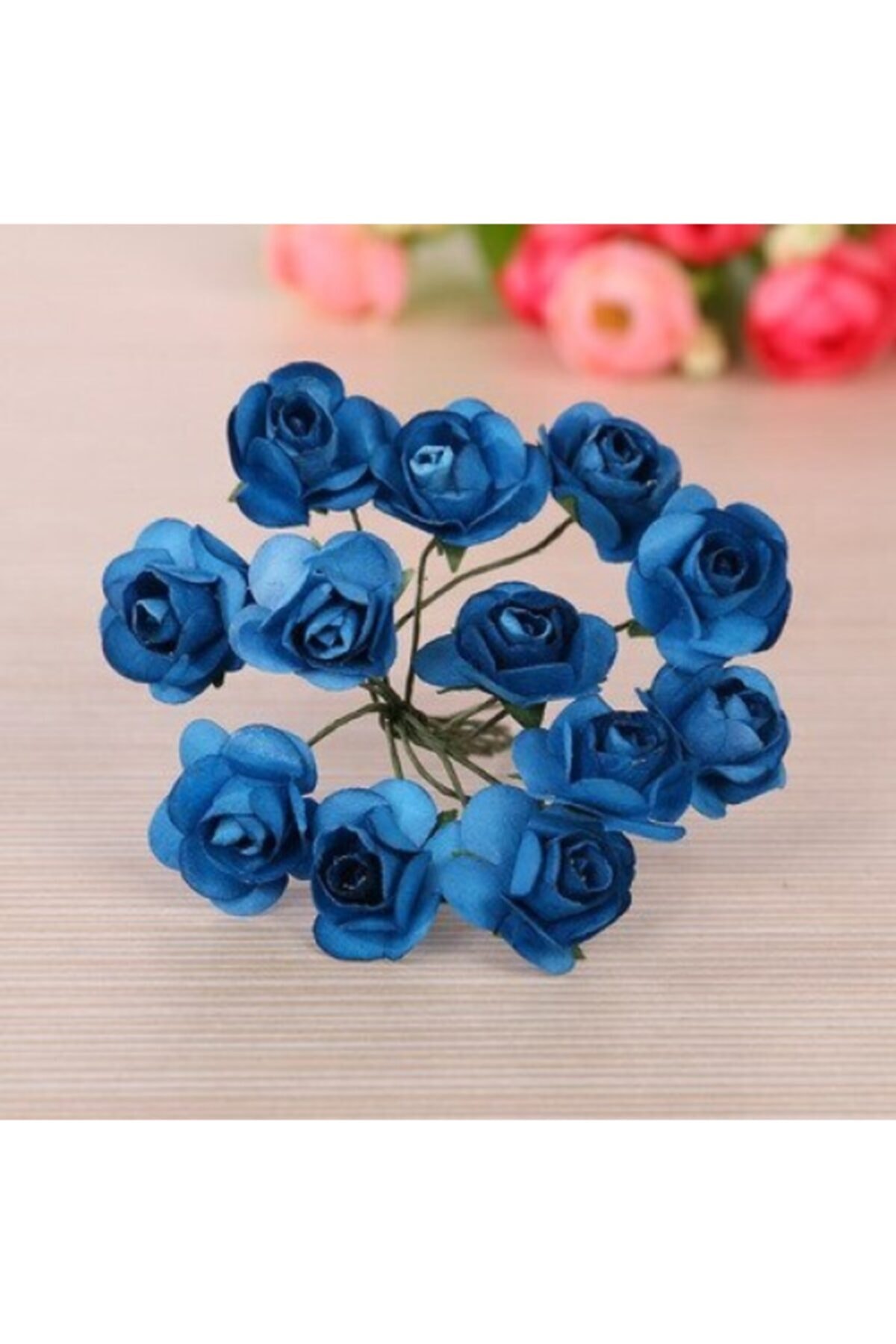 Navy Blue Paper Rose 144pcs