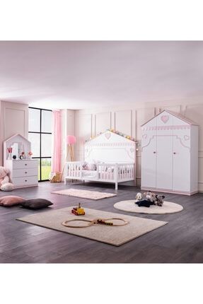 Çocuk Odası, Rosa Montessori Çocuk Odası Takımı, Dolap, Şifonyer rosa-karyola-dolap-şifonyer